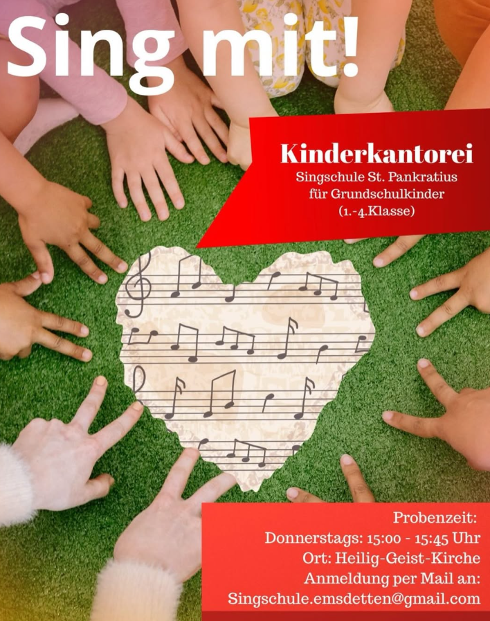 Sing mit! – Kinderkantorei St. Pankratius